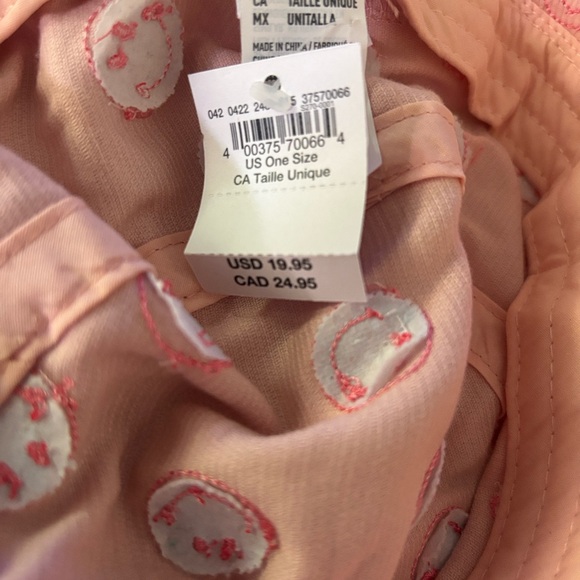 American Eagle Outfitters Pink Smiley Bucket Hat - Picture 5 of 5